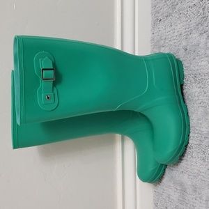 Ocean Swell Green Rubber Rain Boots Retro Sz 9 NWOT